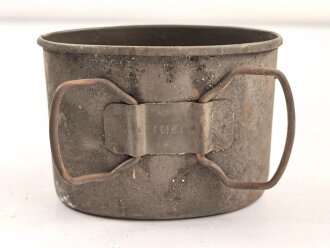 Feldflasche Wehrmacht , späte Ausführung, ungereinigtes Stück