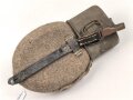 Feldflasche Wehrmacht , späte Ausführung, ungereinigtes Stück