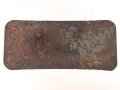 1. Weltkrieg, mittlere Platte von einem Grabenpanzer. Ungereinigtes Stück