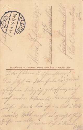 Ansichtskarte "Dresden - Freitreppe der...