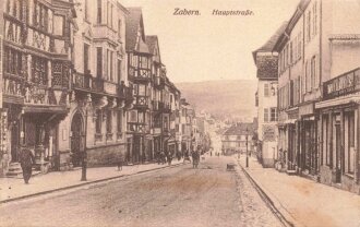 Ansichtskarte "Zabern - Hauptstraße"