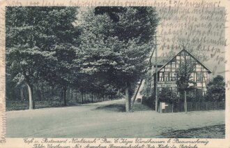 Ansichtskarte "Cafe u. Restaurant Waldesruh"