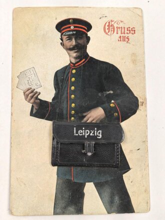 Ansichtskarte "Gruss aus Leipzig"