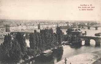 Ansichtskarte "Frankfurt a. M. - Alte Brücke...