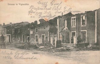 Ansichtskarte "Strasse in Vigneulles"