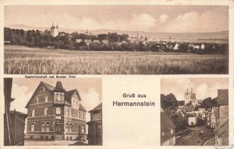 Ansichtskarte "Gruß aus Hermannstein"
