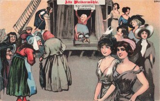 Ansichtskarte "Alte Weibermühle"