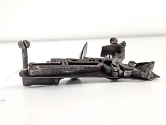 Preußen, Teil einer Steinschlosspistole , wohl Modell 1789. Herstellersignatur „POTZDAMMAGAZ".