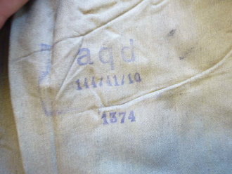 Leichter Gasschutzanzug Wehrmacht in Tasche , die Farbe der Schuhe ungewöhnlich