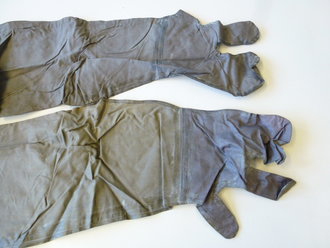 Leichter Gasschutzanzug Wehrmacht in Tasche , die Farbe der Schuhe ungewöhnlich