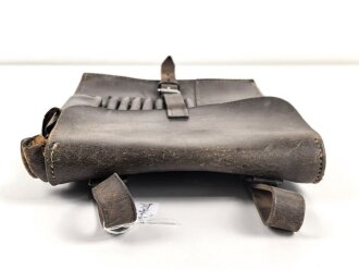 Kartentasche Wehrmacht, getragenes Stück, datiert 1940