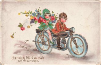 Ansichtskarte "Herzlichen Glückwunsch zum Geburtstage"