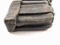 Patronentasche zum K98 Wehrmacht ( für 6 Ladestreifen) Gebraucht, dunkelbraun, datiert 1938