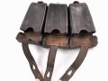 Patronentasche zum K98 Wehrmacht ( für 6 Ladestreifen) Gebraucht, dunkelbraun, datiert 1938