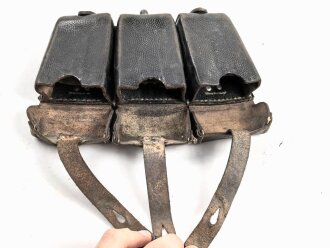 Patronentasche zum K98 Wehrmacht ( für 6 Ladestreifen) gebraucht, datiert 1940