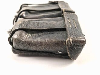 Patronentasche zum K98 Wehrmacht ( für 6 Ladestreifen) gebraucht, datiert 1940