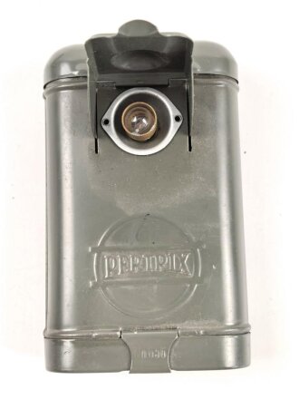 Taschenlampe "PERTRIX No. 656" , Originallack, Funktion nicht geprüft