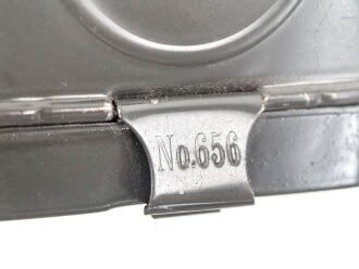 Taschenlampe "PERTRIX No. 656" , Originallack, Funktion nicht geprüft