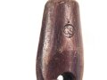 Zelthäring aus brauner Preßmasse Wehrmacht, datiert 1942