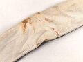 Kragenbinde für Feldblusen der Luftwaffe, Gemessen vom jeweils äusseren Ende Knopfloch 48cm
