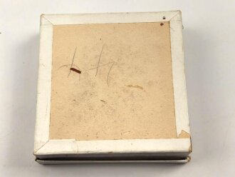 Leere Pappschachtel für Hemdenkrägen " Uniform A" . Maße etwa 15 x 15 x 5cm