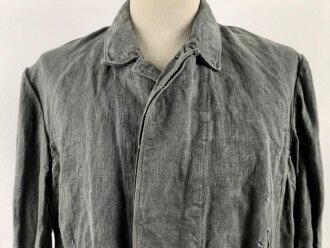 Drillichjacke Wehrmacht, Variante ohne Taschen, wohl...
