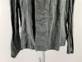 Drillichjacke Wehrmacht, Variante ohne Taschen, wohl Luftwaffe. Getragenes Kammerstück in gutem Gesamtzustand