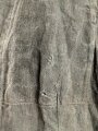 Drillichjacke Wehrmacht, Variante ohne Taschen, wohl Luftwaffe. Getragenes Kammerstück in gutem Gesamtzustand