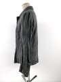 Drillichjacke Wehrmacht, Variante ohne Taschen, wohl Luftwaffe. Getragenes Kammerstück in gutem Gesamtzustand