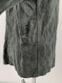 Drillichjacke Wehrmacht, Variante ohne Taschen, wohl Luftwaffe. Getragenes Kammerstück in gutem Gesamtzustand