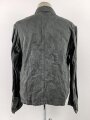 Drillichjacke Wehrmacht, Variante ohne Taschen, wohl Luftwaffe. Getragenes Kammerstück in gutem Gesamtzustand