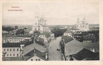 Ansichtskarte "Grodno - Gesamtansicht"