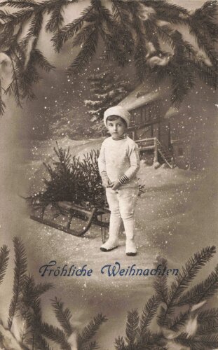 Ansichtskarte "Fröhliche Weihnachten"