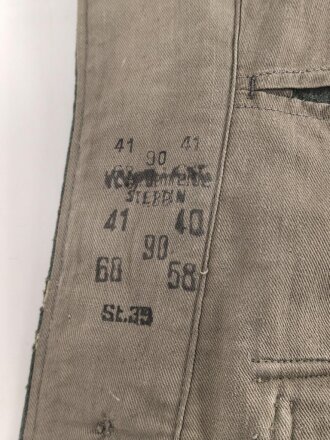 Feldbluse Modell 1936  für Mannschaften des Heeres . Ungereinigtes Kammerstück