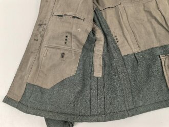 Feldbluse Modell 1936  für Mannschaften des Heeres . Ungereinigtes Kammerstück