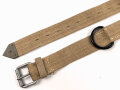 Webleinenriemen mit großem D-Ring Wehrmacht, Breite 40mm, Gesamtlänge 99cm. Sie erhalten ein ( 1 ) ungebrauchtes Stück