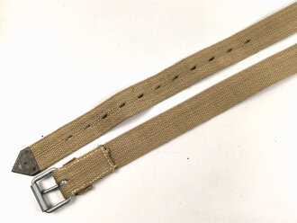 Webleinenriemen  Wehrmacht, Breite 40mm, Gesamtlänge 169cm. Sie erhalten ein ( 1 ) ungebrauchtes Stück