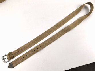 Webleinenriemen  Wehrmacht, Breite 40mm, Gesamtlänge 169cm. Sie erhalten ein ( 1 ) ungebrauchtes Stück