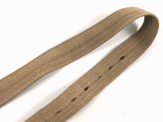 Webleinenriemen  Wehrmacht, Breite 40mm, Gesamtlänge 100cm. Sie erhalten ein ( 1 ) ungebrauchtes Stück