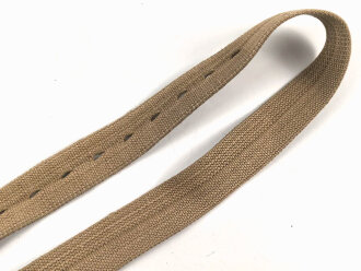 Webleinenriemen  Wehrmacht, Breite 40mm, Gesamtlänge 100cm. Sie erhalten ein ( 1 ) ungebrauchtes Stück