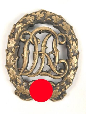 Deutsches Reichssportabzeichen DRL in Bronze. Nadelsystem...