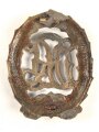 Deutsches Reichssportabzeichen DRL in Bronze. Nadelsystem fehlt, Klebespuren