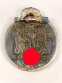 Medaille Winterschlacht im Osten, Bandring und Öse fehlen, Klebespuren