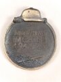 Medaille Winterschlacht im Osten, Bandring und Öse fehlen, Klebespuren