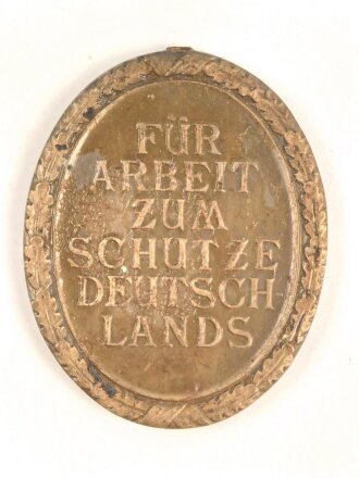 Schutzwall Ehrenzeichen, Bandring und Öse fehlen,...