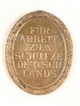 Schutzwall Ehrenzeichen, Bandring und Öse fehlen, Klebespuren