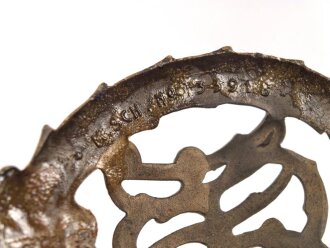 Deutsches Reichssportabzeichen DRA in Bronze. Nadelsystem fehlt, Klebespuren