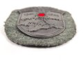 Krimschild 1941 1942, Eisen bronziert. Repariertes Stück, sieht von vorne gut aus
