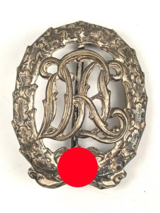 Deutsches Reichssportabzeichen DRL in silber. Hersteller...