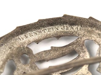 Deutsches Reichssportabzeichen DRL in silber. Hersteller Wernstein Jena